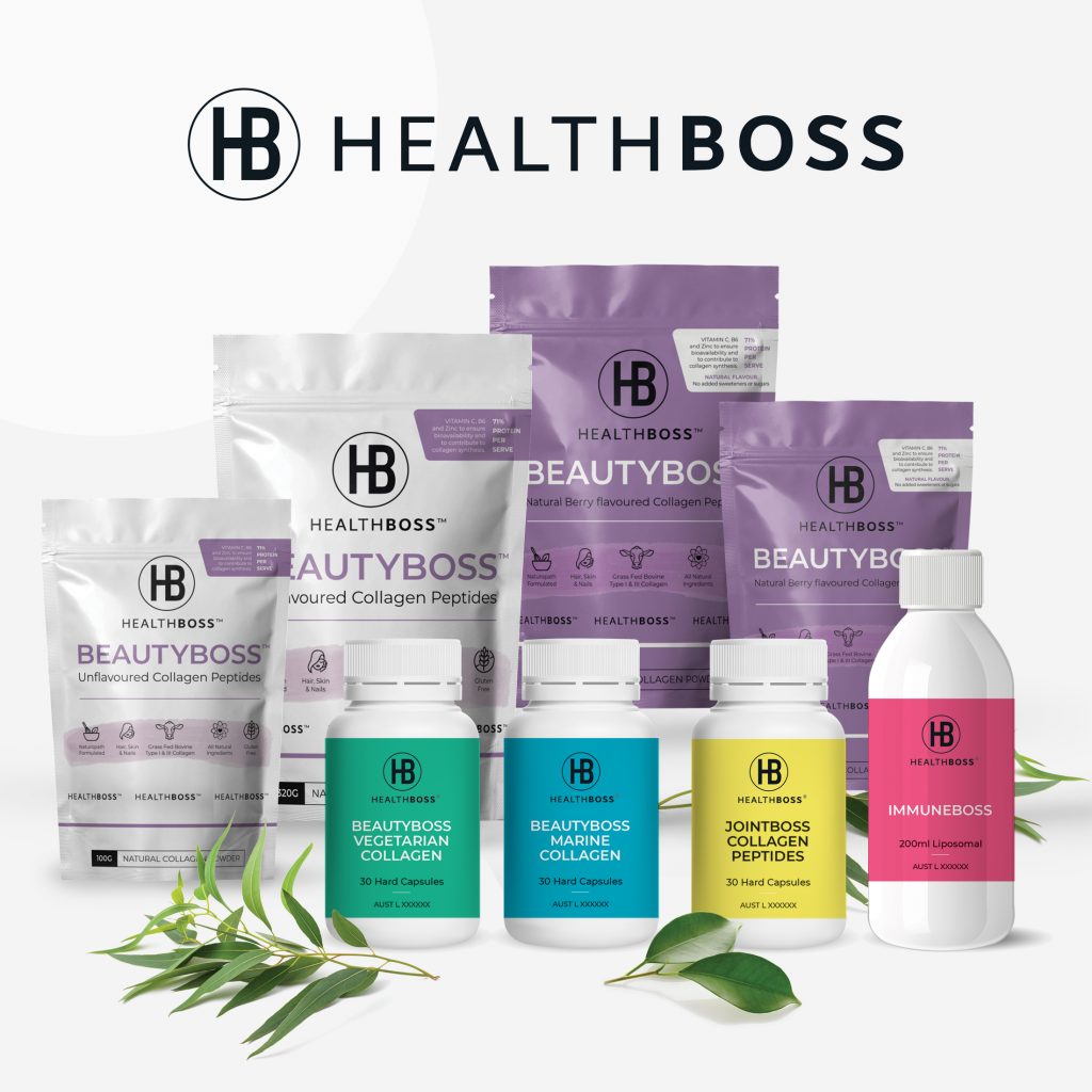 Packaging Health boss Group graphic designers